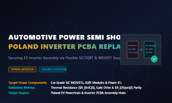 Ultimi blog aziendali su Semialimentazione di potenza per automobili strette: linee PCBA inverter polacche passano a sostituzione flessibile