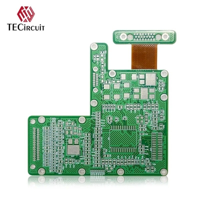 comprare FR4 PI Materiale PCB rigido flessibile a circuito stampato Immersione oro 2u fabbricazione online