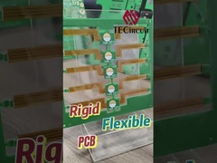 2 strati di circuiti rigidi e flessibili Finger oro spessore 0,15 mm PCB rigido e flessibile